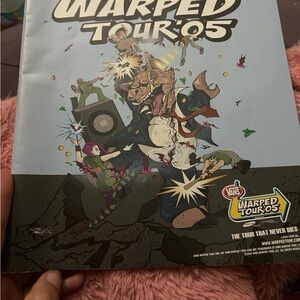 VANS WARPED TOUR 2005 OFFICIAL PROGRAM AP GUIDE BANDS MCR FALL OUT BOY PUNK EMO